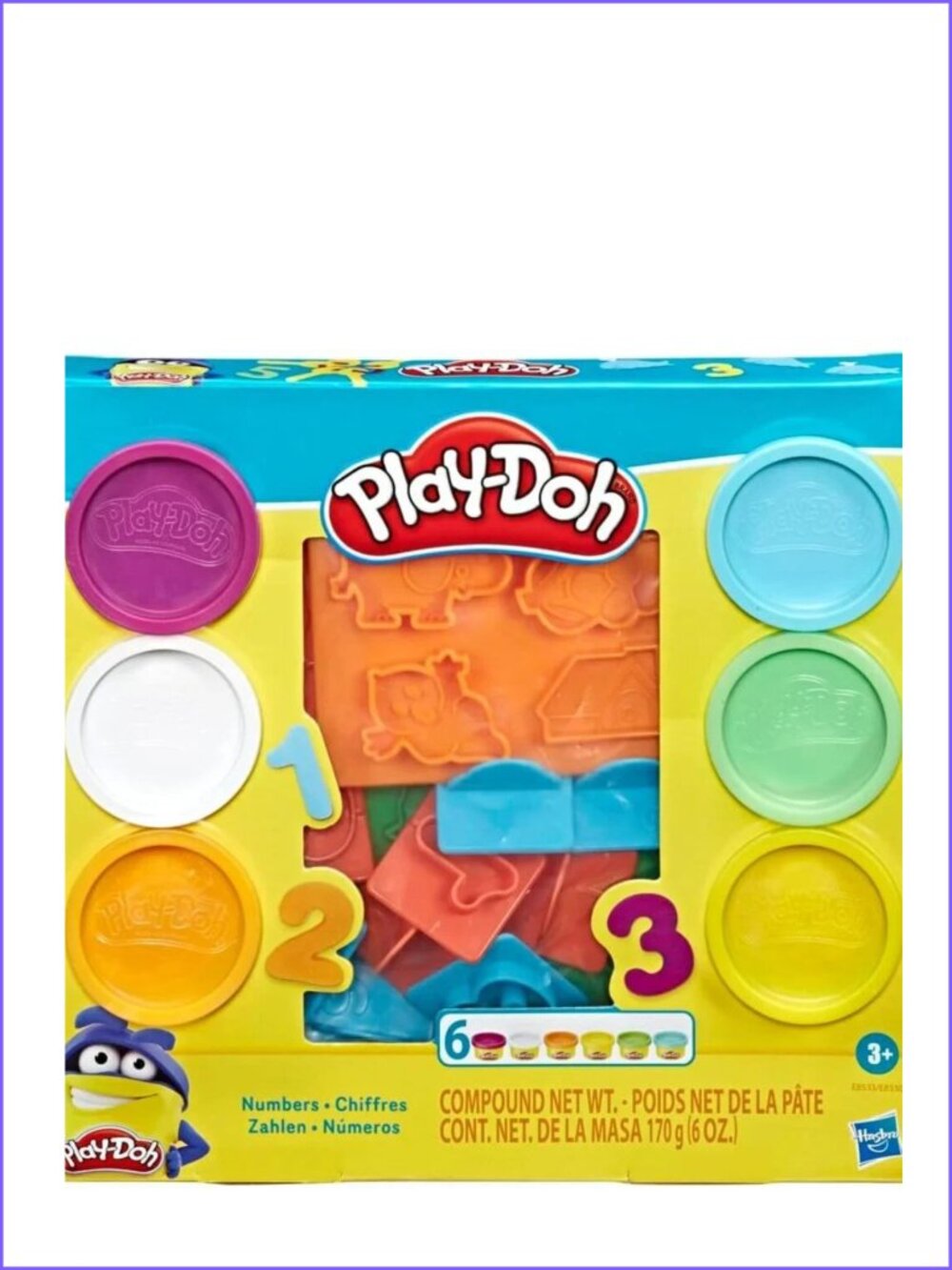 Play-Doh Fundamentals Number Stampers Tool Set Ages 3 years + New in Box